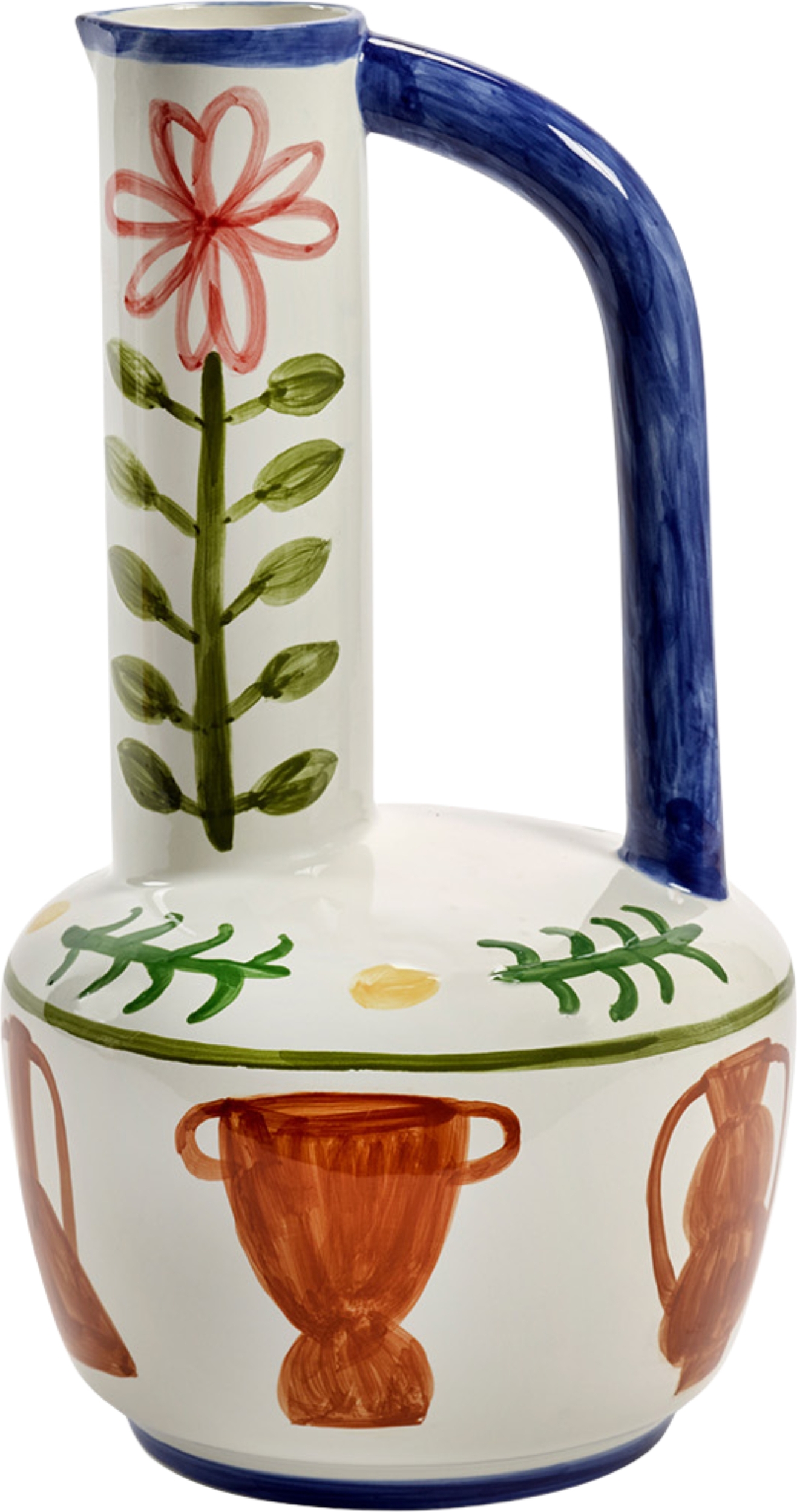 Steingutvasen Santiago De Borja Bijao Vase 45 Cm
