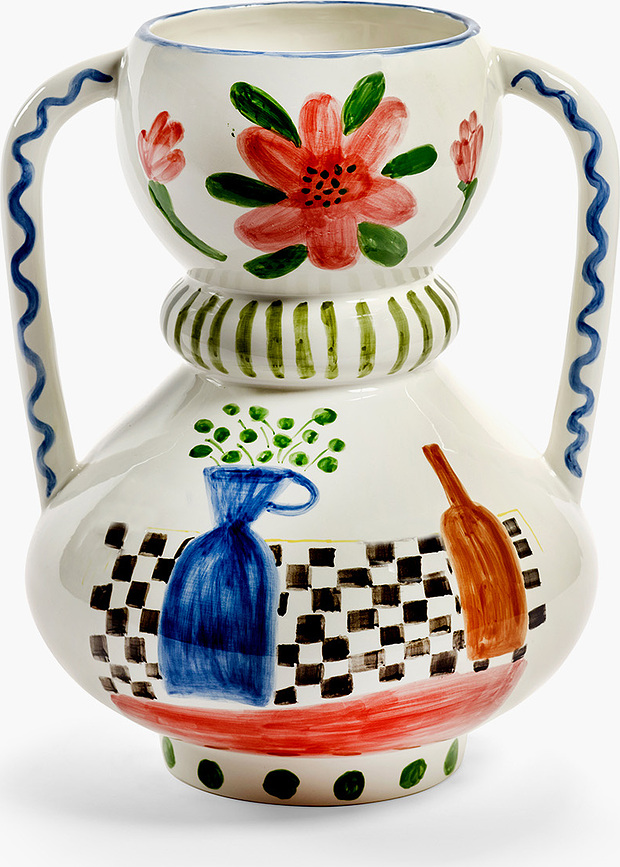 Santiago De Borja Mamey Vase décoratif, 40 cm