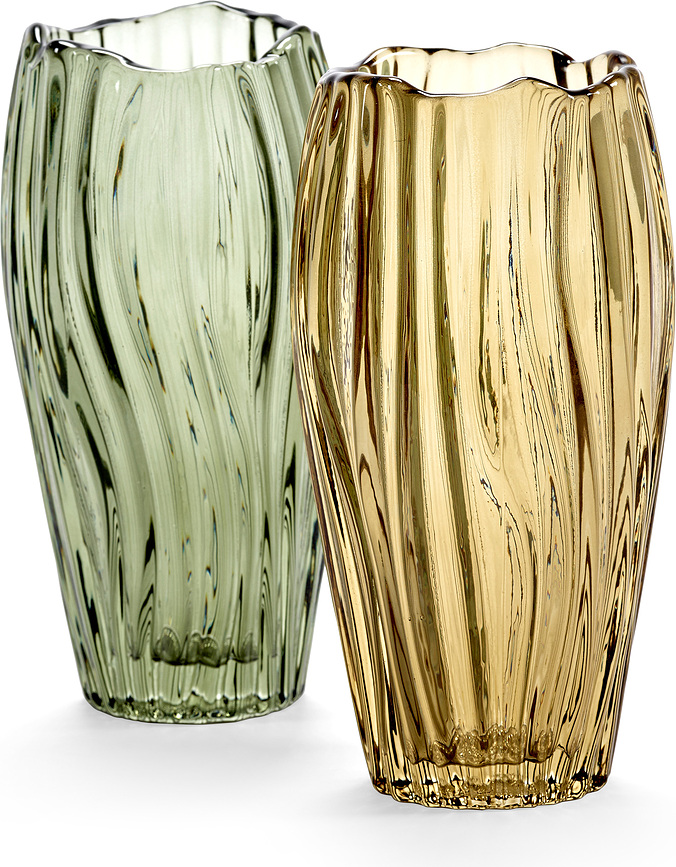 Serax Βάζο στενό, 20 cm, κίτρινο