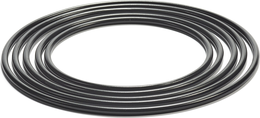 Serax Dessous-de-plat, noirs, Lot de 5