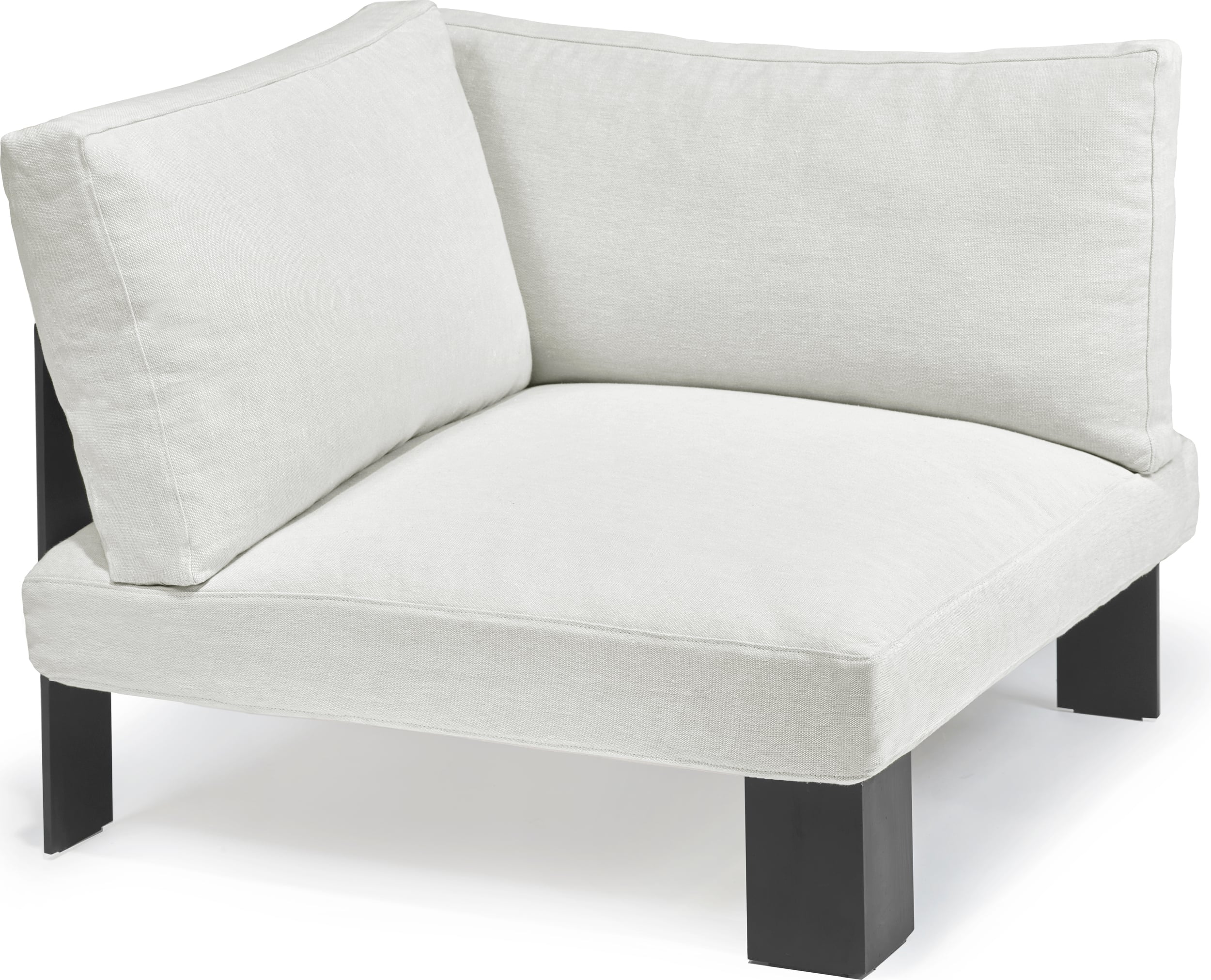 Serax Garten Modulsofa Eckelement 91 cm, gebrochenes Weiß