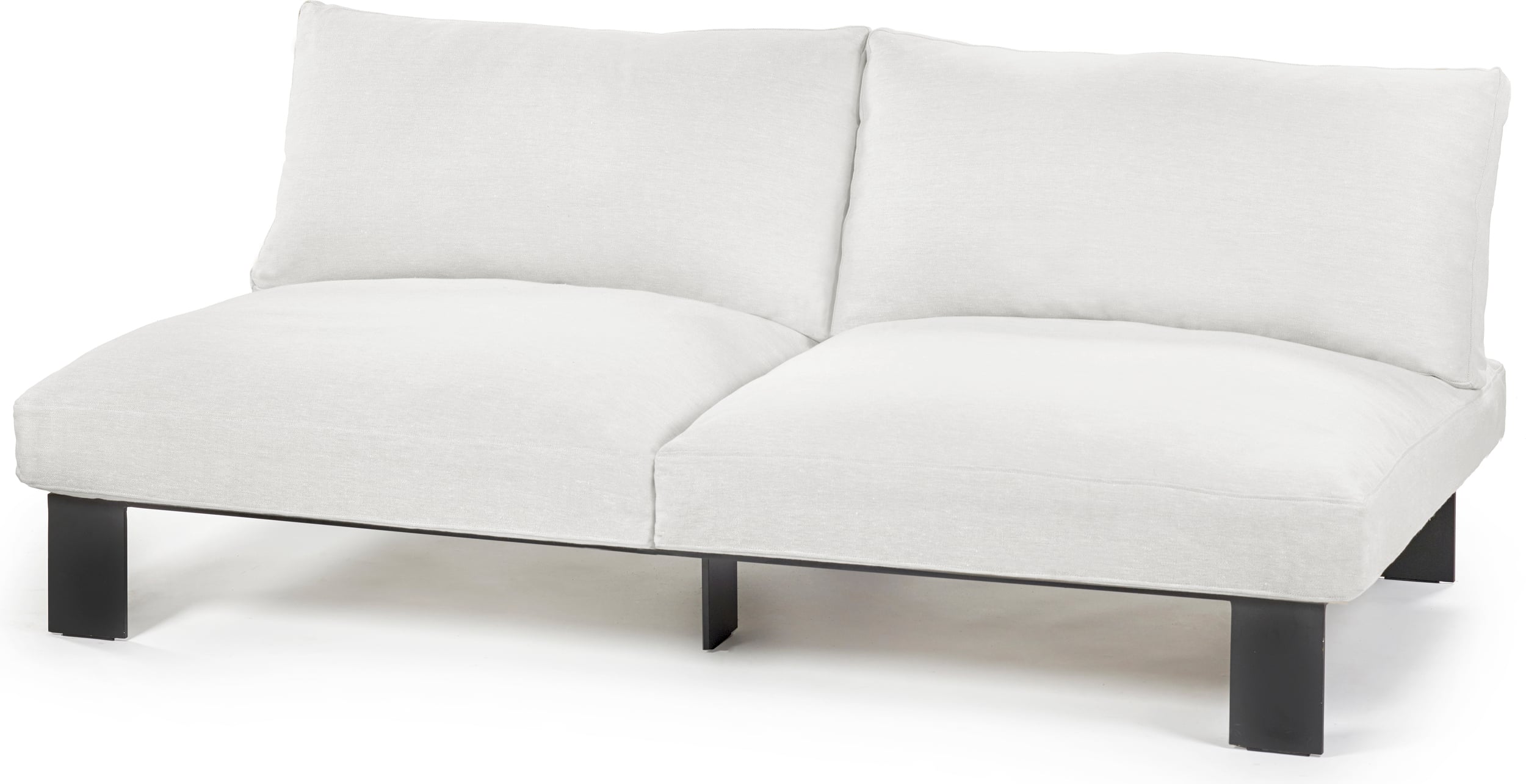 Serax Garten Modulsofa Zweisitzer, 182 cm, weiß