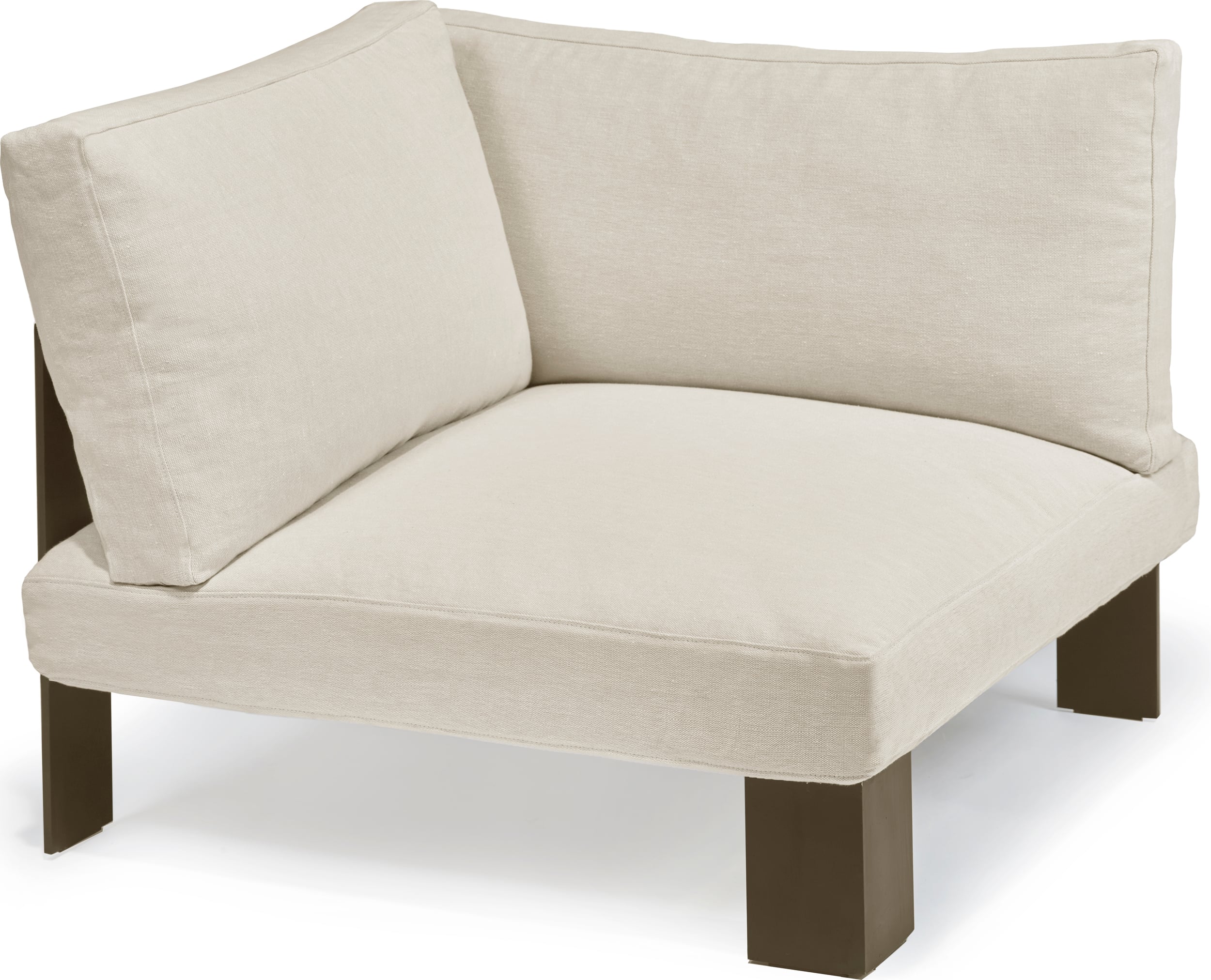 Serax Gartenmodulsofa Eckelement 91 cm, beige