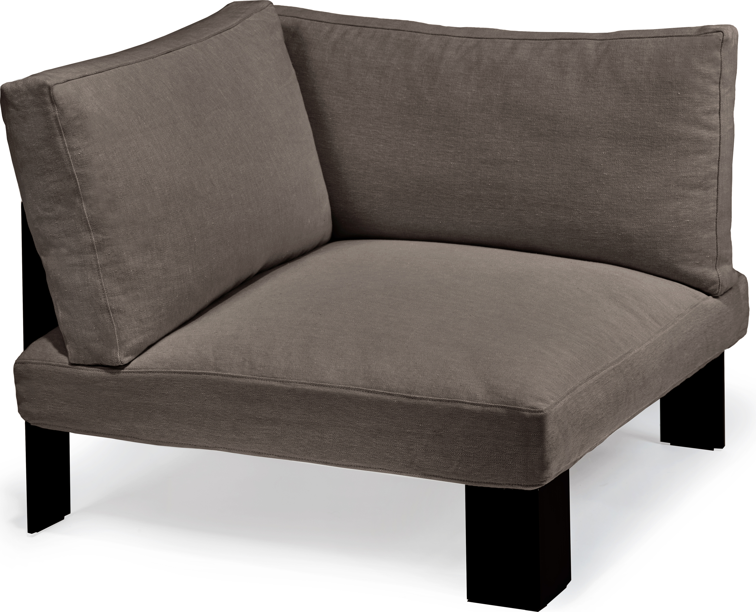 Serax Modulsofa Eckelement 91 cm, braun