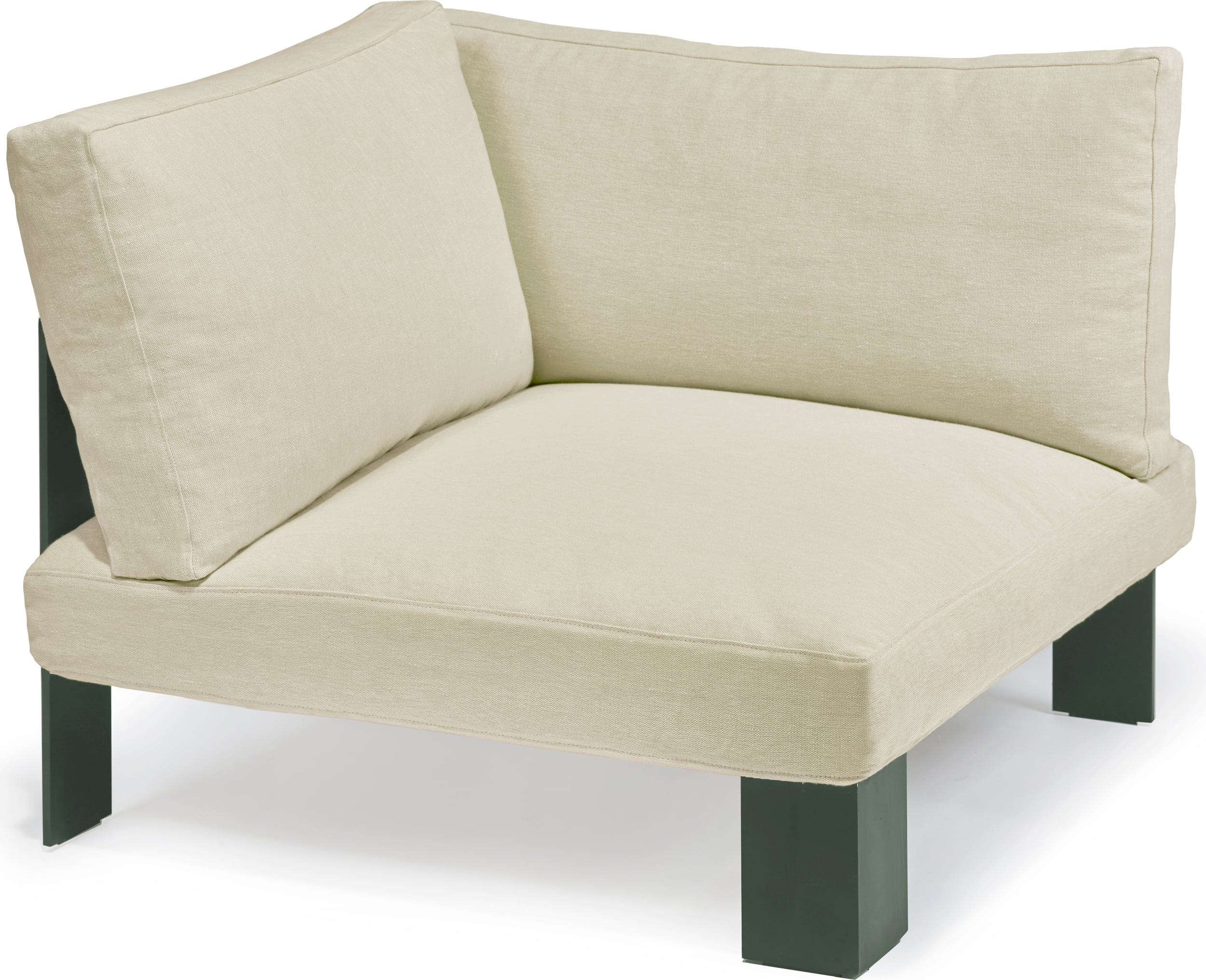 Serax Modulsofa Eckelement 91 cm, sandfarben