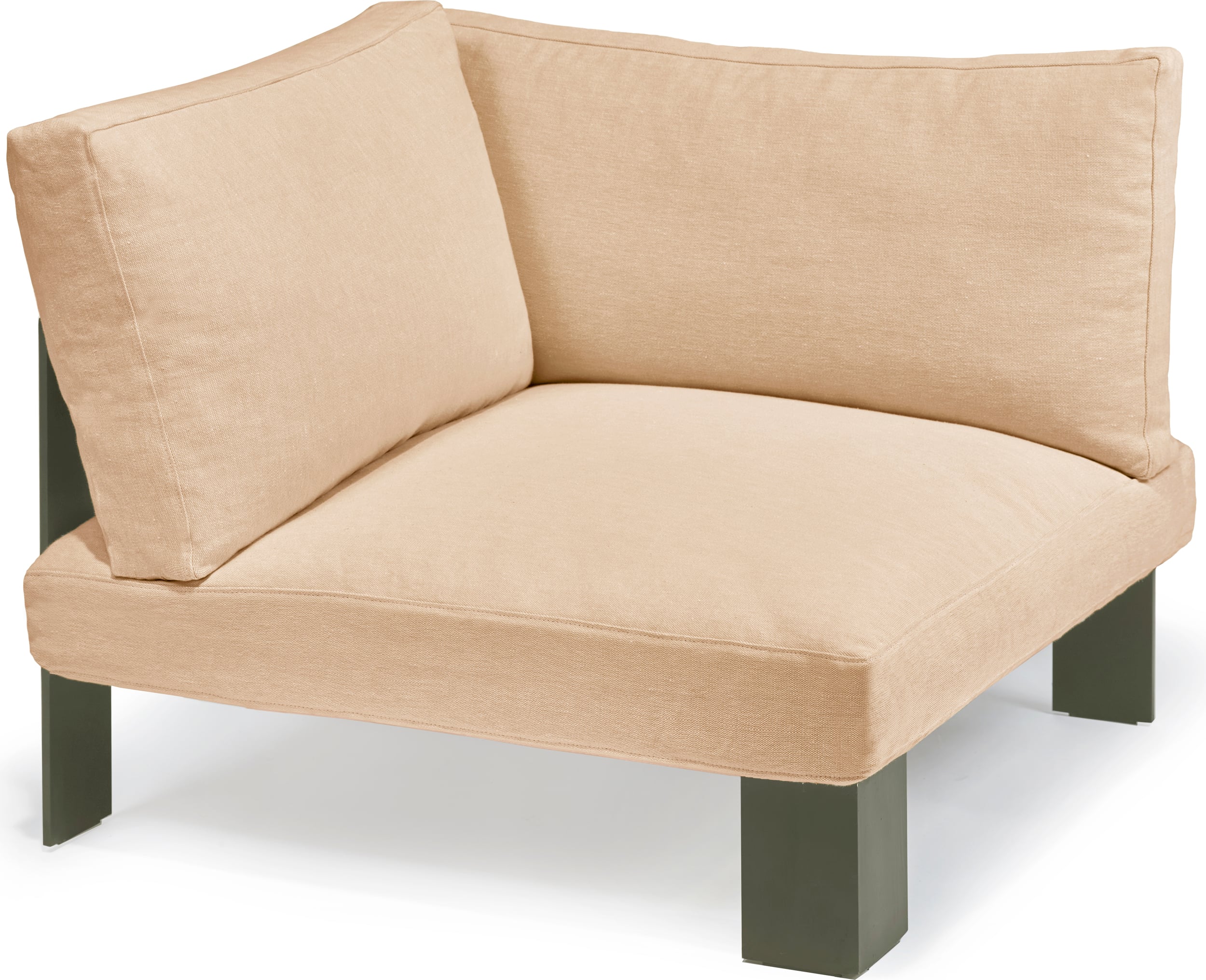 Serax Modulsofa Eckmodul 91 cm, apricotfarben