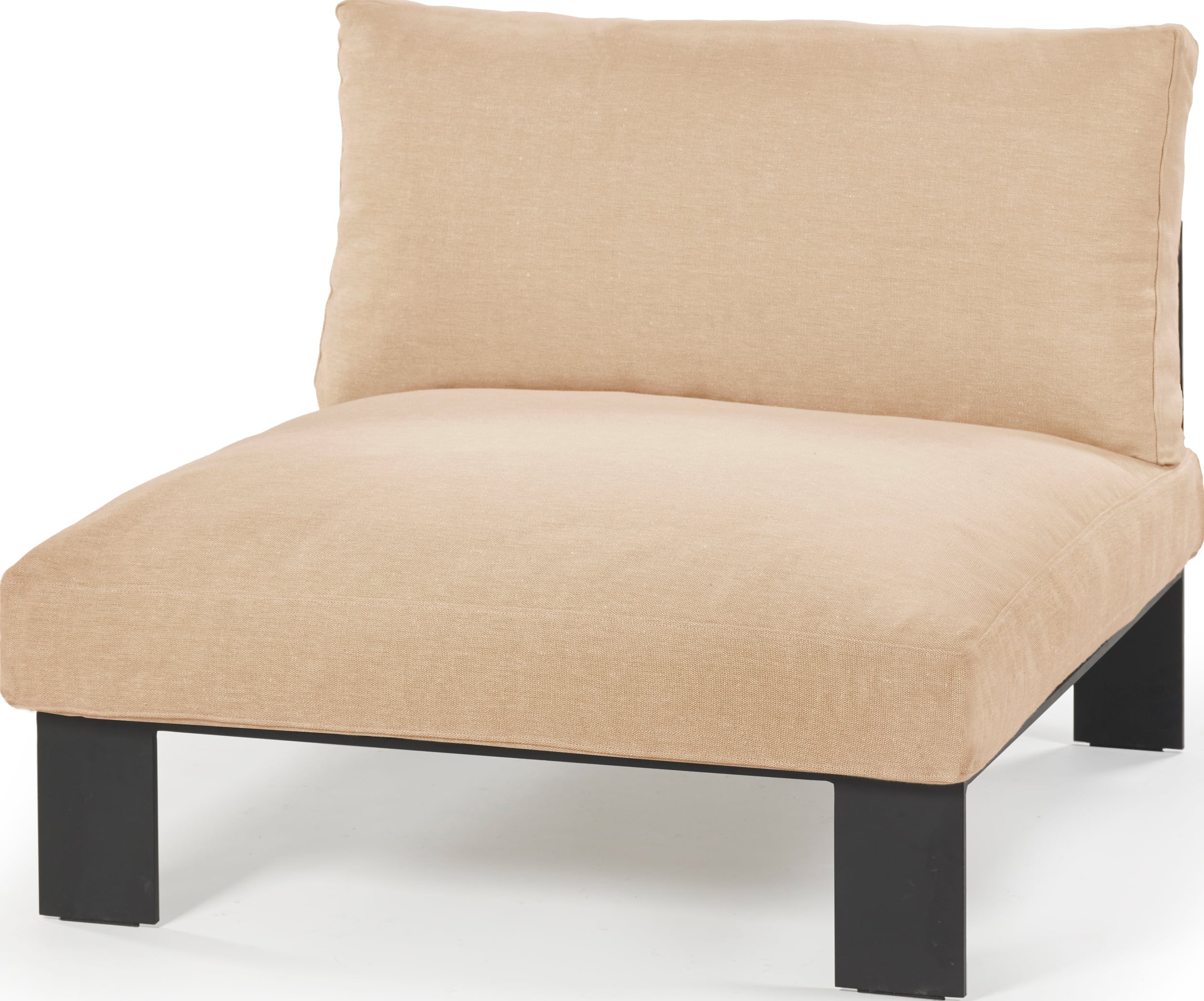 Serax Modulsofa Einzelelement 95 cm, aprikosenfarben