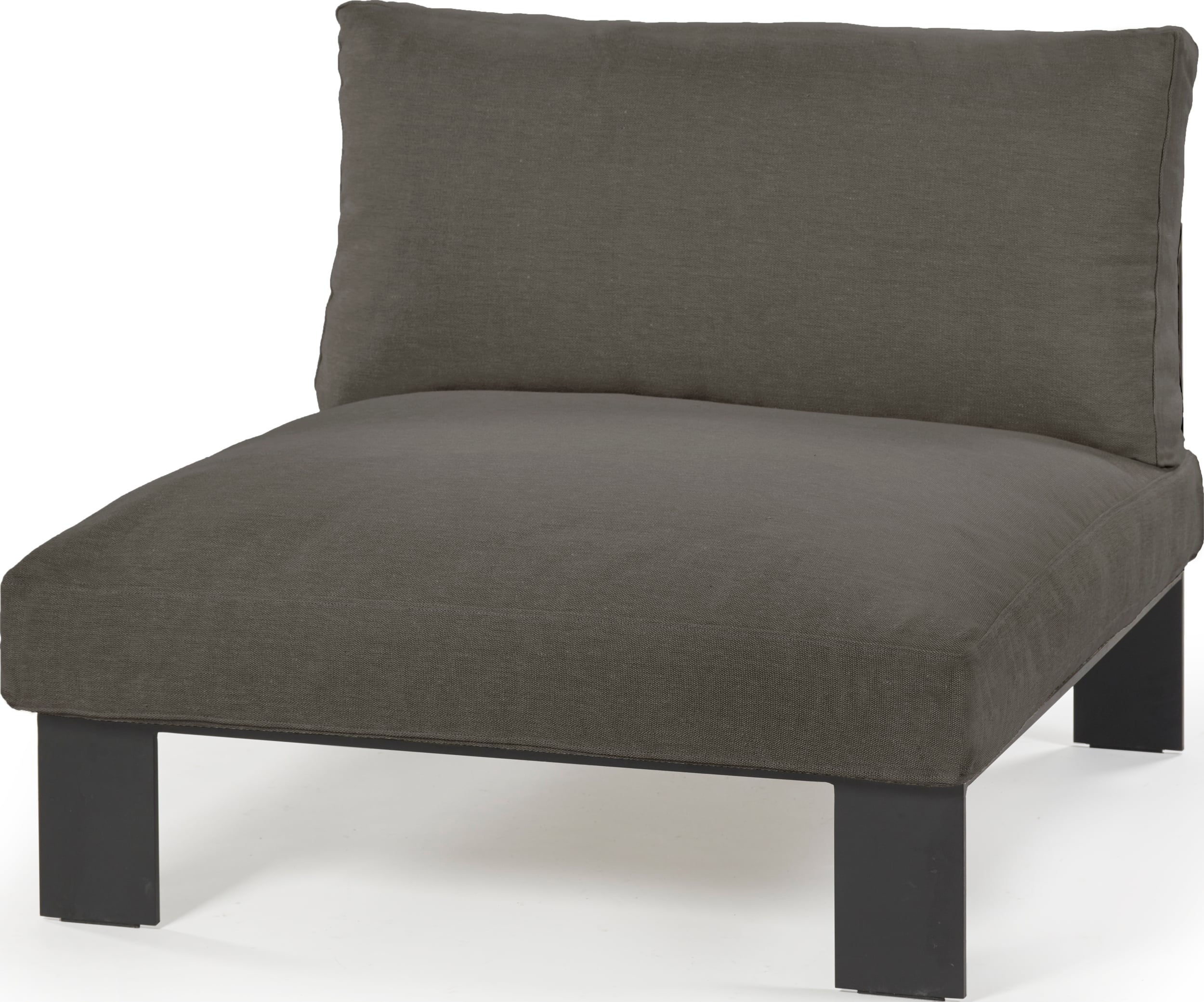 Serax Modulsofa Einzelelement 95 cm, dunkelgrau