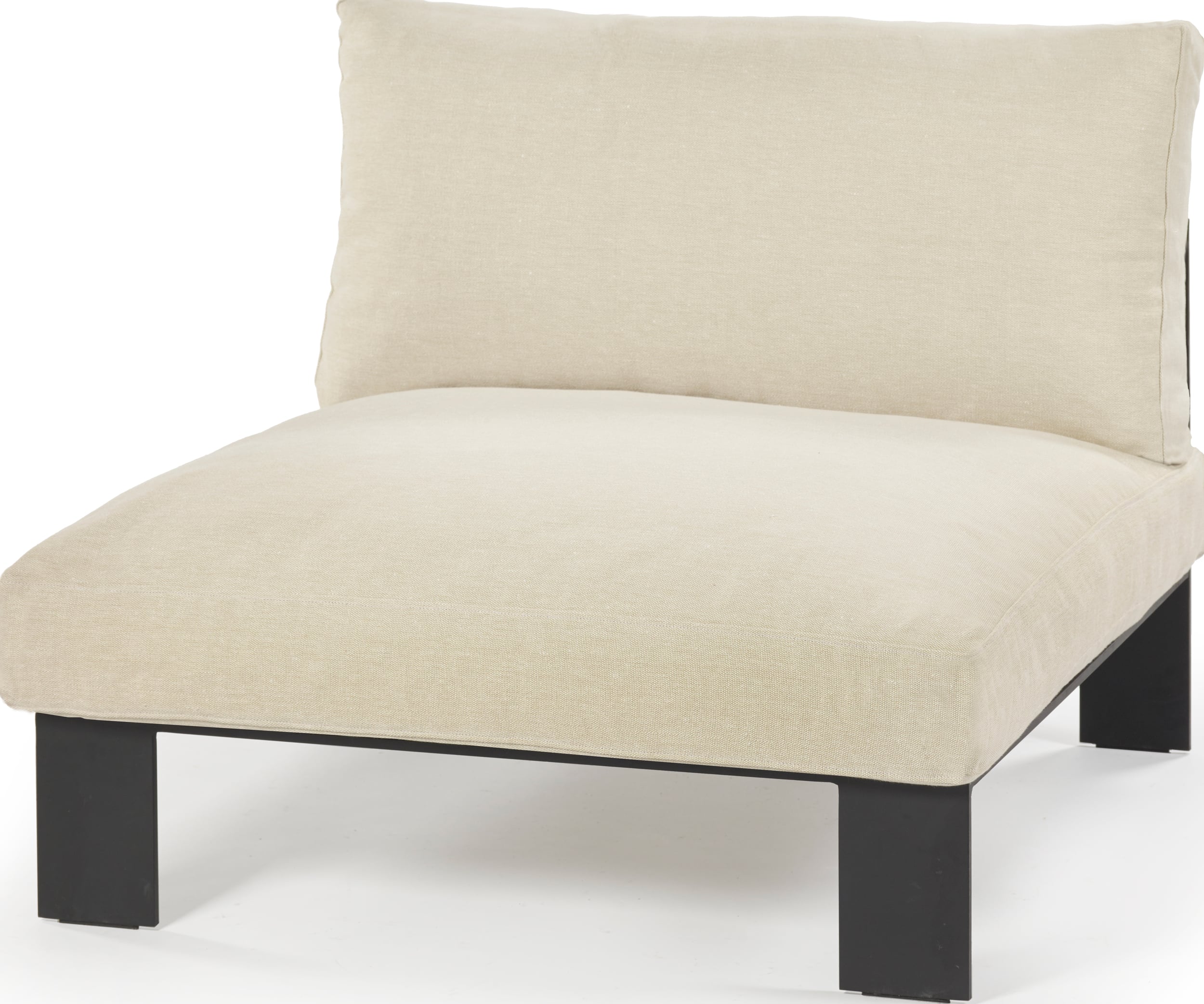 Serax Modulsofa Einzelelement 95 cm, elfenbeinfarben