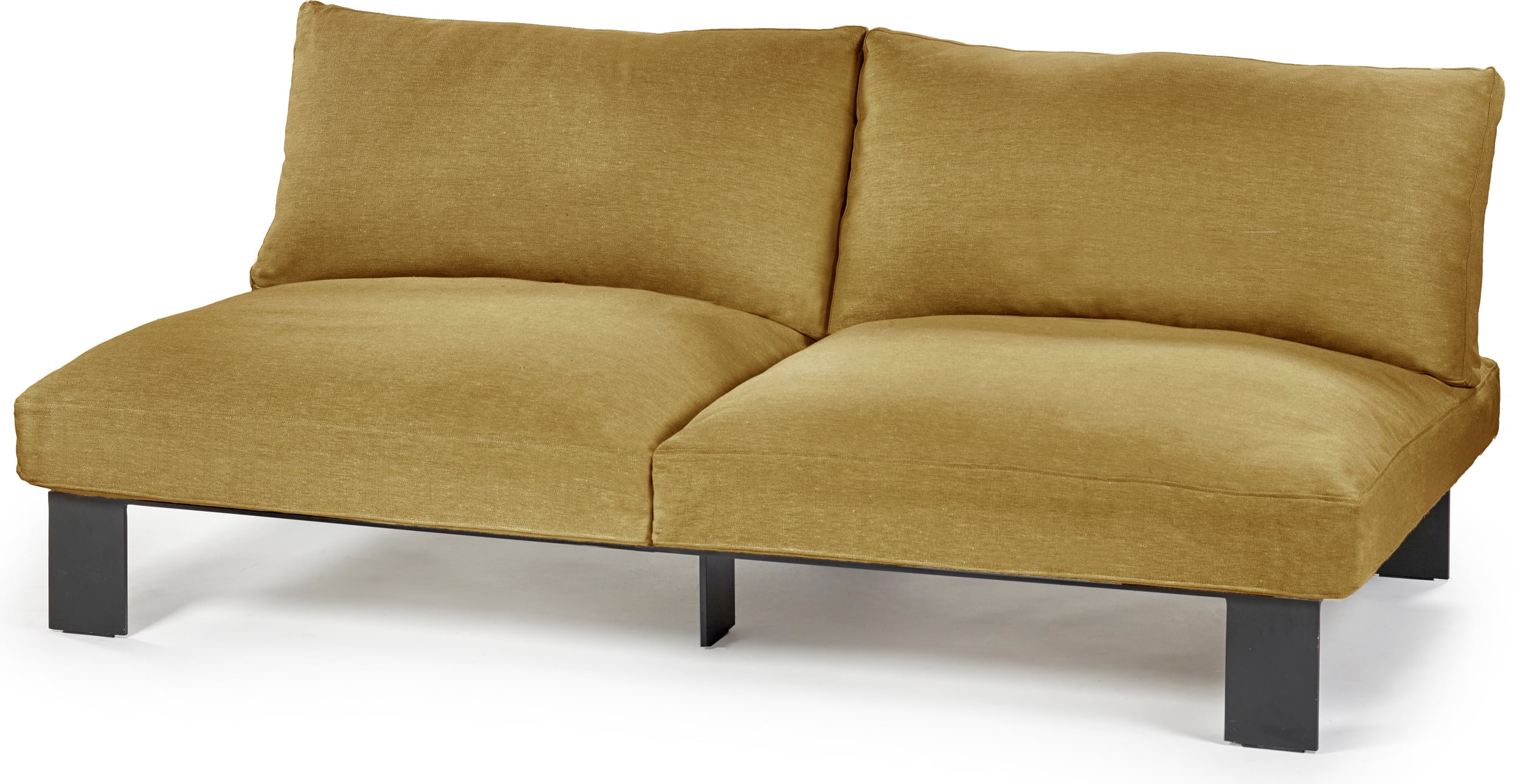 Serax Modulsofa Zweisitzer 182 cm, senffarben