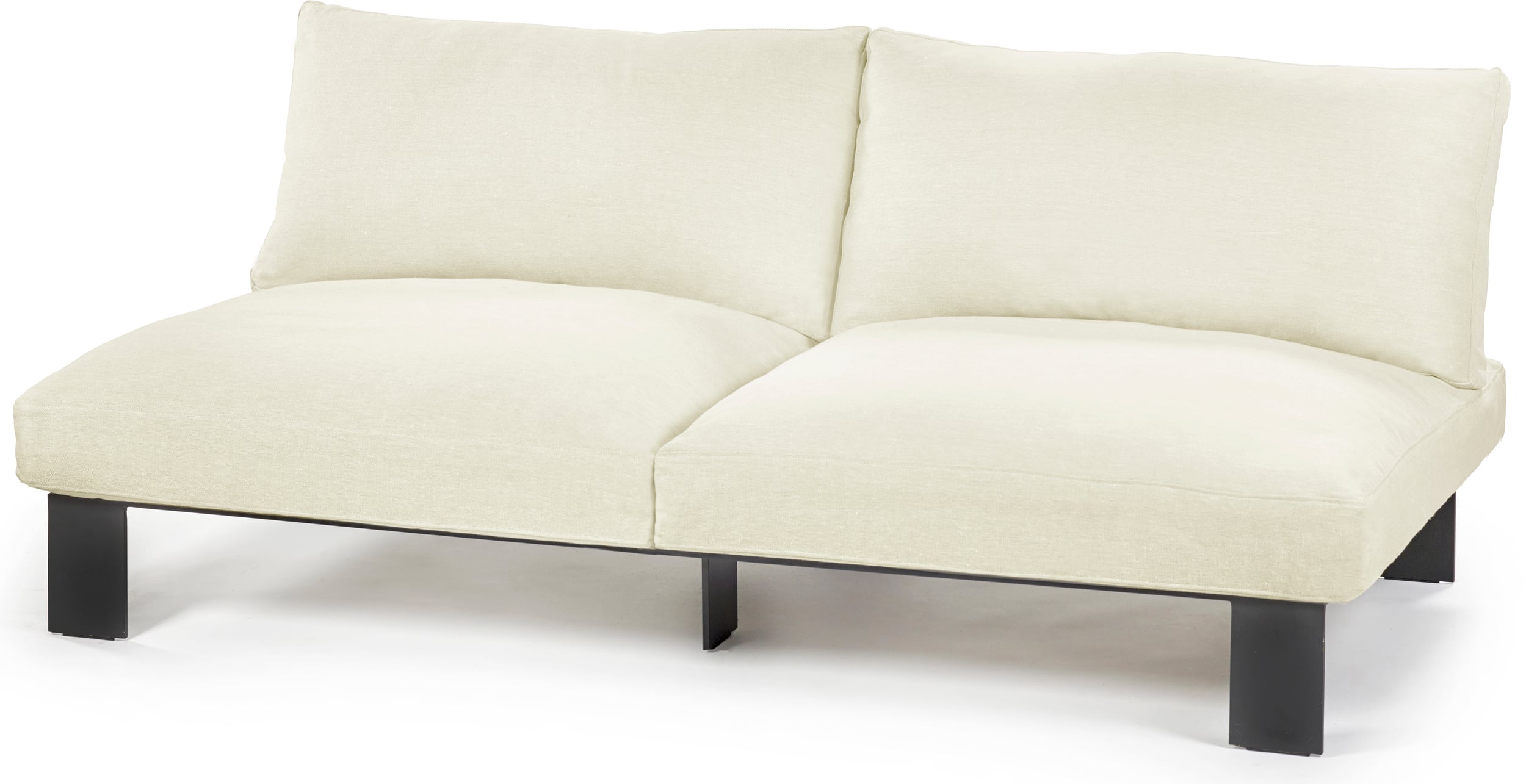 Serax Modulsofa Zweisitzer, 182 cm, weiß