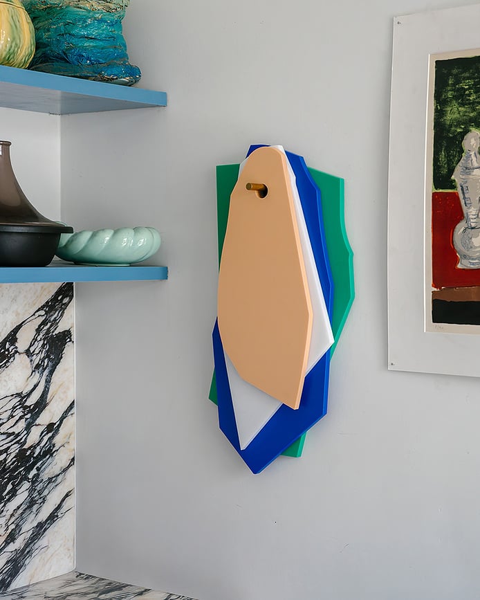 Serax Planches à Découper, couleurs froides, Lot de 4