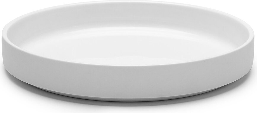 Set de 2 platos hondos Passe-partout, blanco mate