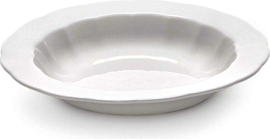 Platos hondos Silhouette 27 cm, blanco, 4 unidades