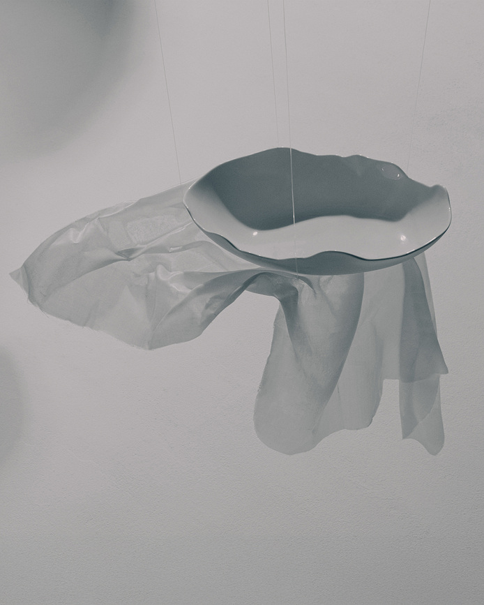 Set de 6 platos hondos de cerámica Perfect Imperfection, ovalados, 23 cm