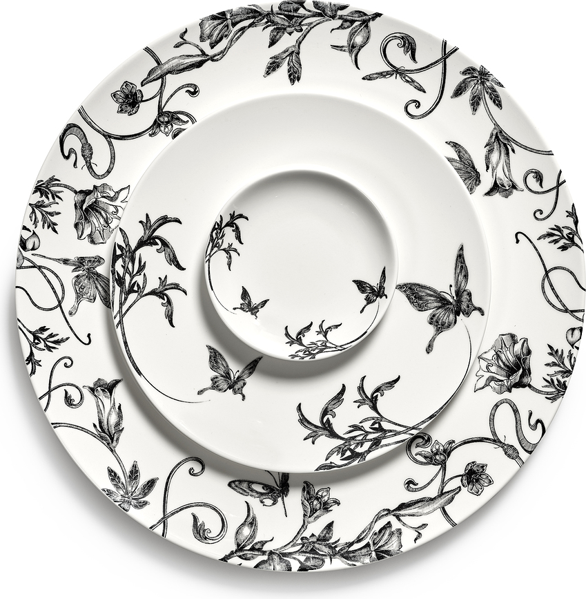 Set de cuencos bajos Unity Butterfly Ballet, 9 cm, 2 unidades