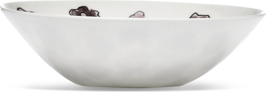 Set de cuencos Midnight Flowers Blossom Milk, 14 cm, 2 unidades