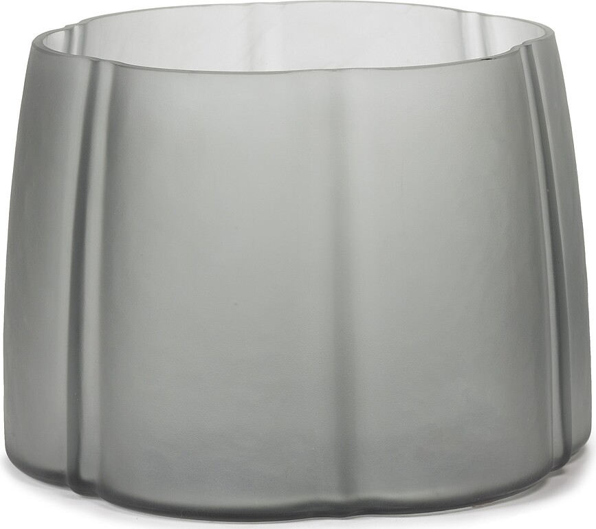 Shapes Vase, 22 cm, gris