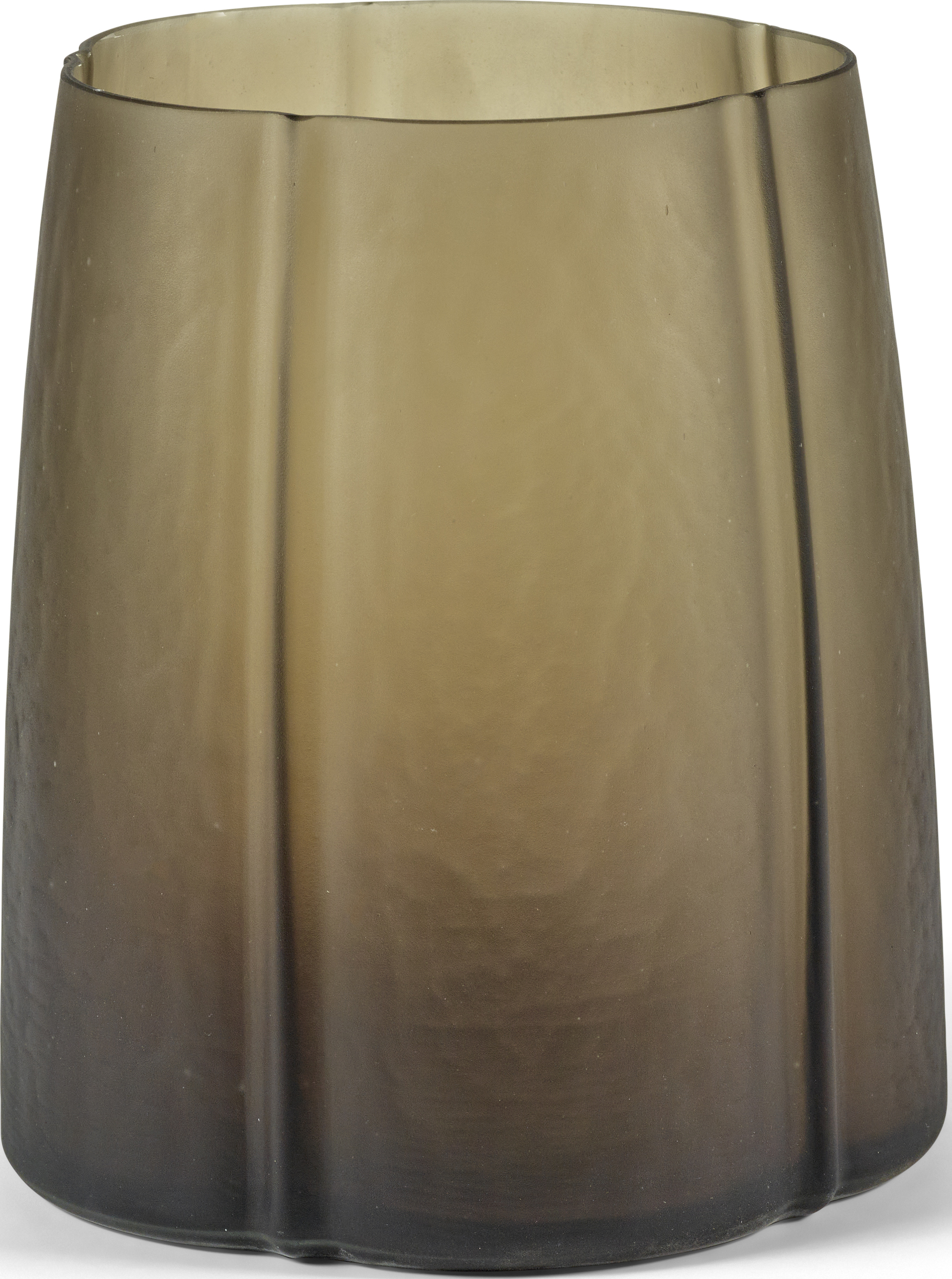 Shapes Vase 26 cm, braun