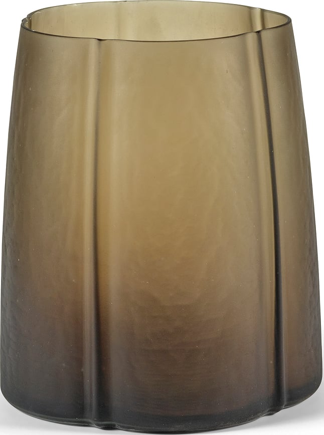 Shapes Vase 26 cm, brun