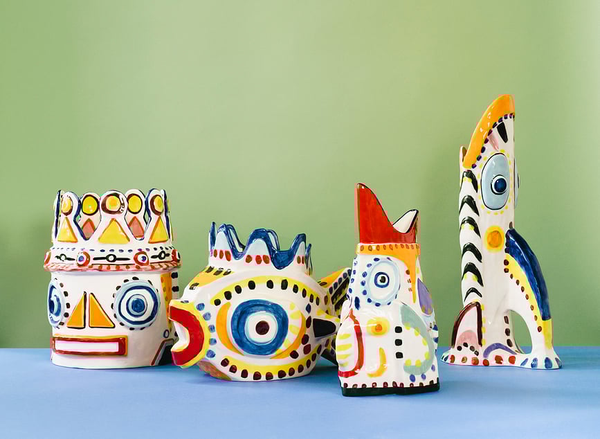 Sicily Βάζο διακοσμητικό, 34,5 cm