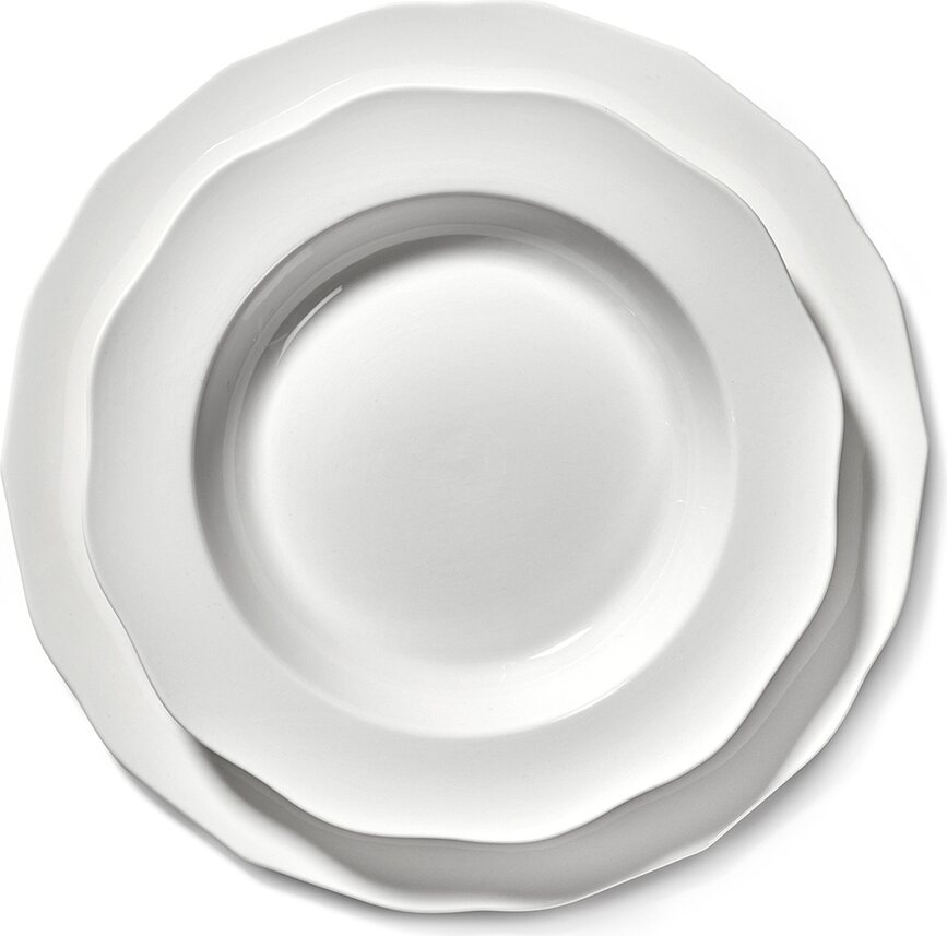 Silhouette Assiettes à pâtes 22 cm, Lot de 4