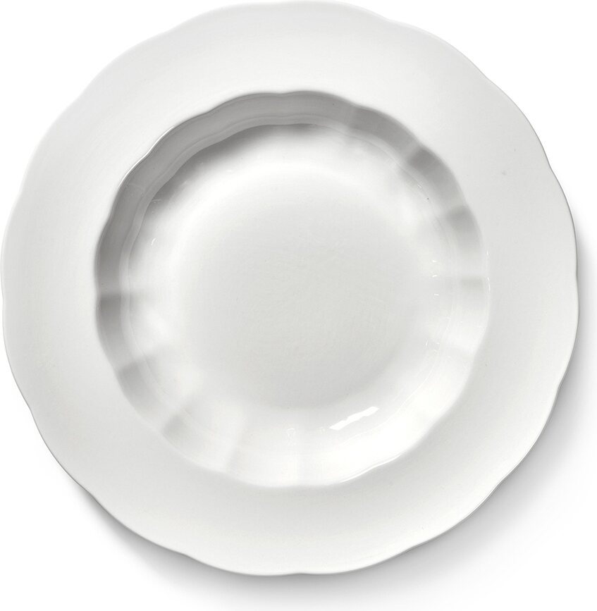 Silhouette Assiettes creuses, blanches, lot de 4