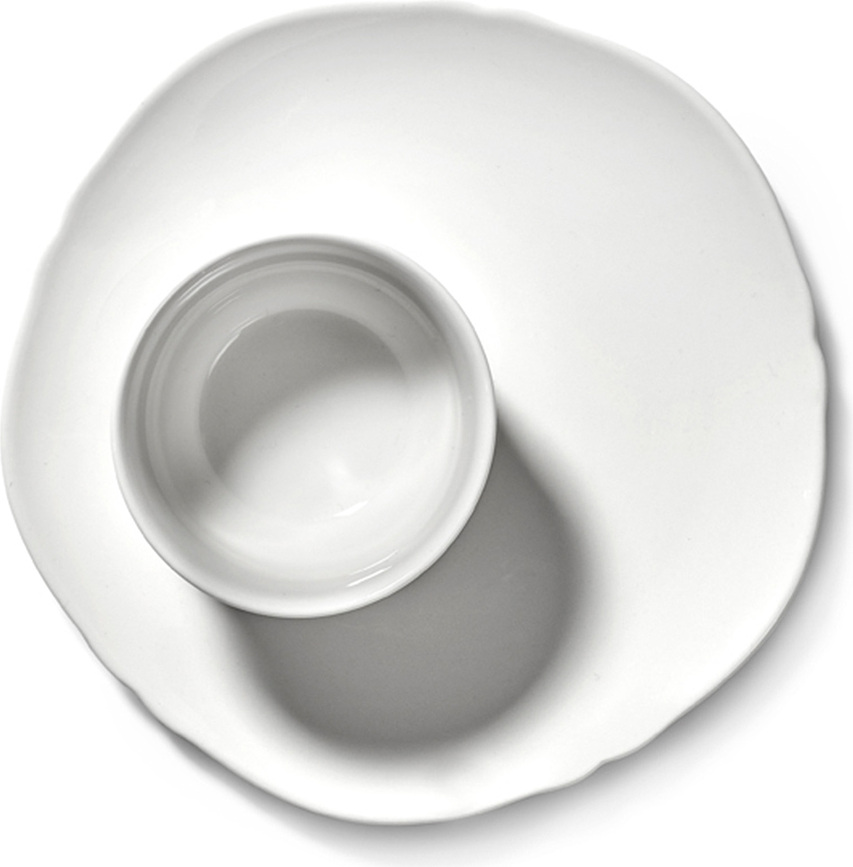 Silhouette Krožnik desertni, 17 cm, bel