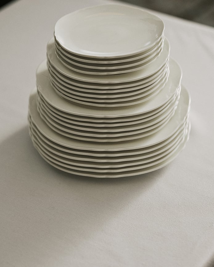 Silhouette Krožnik desertni, 17 cm, bel