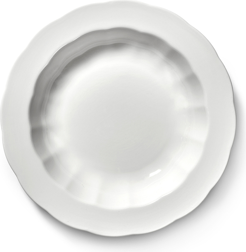 Silhouette Krožnik globok, 27 cm, bel