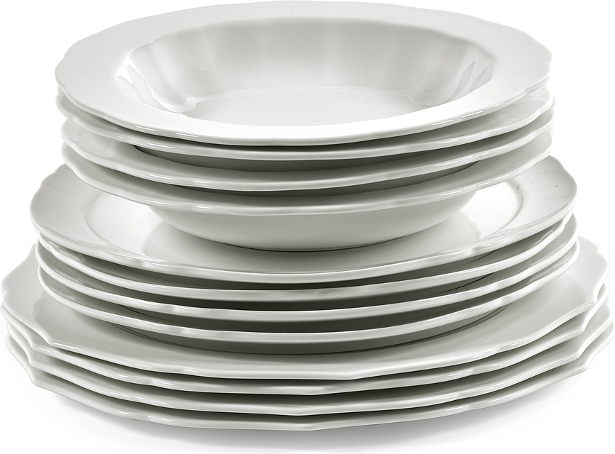 Silhouette Jedilni set, 12 kosov