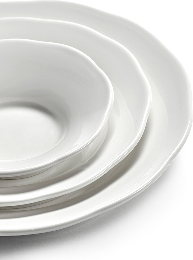 Silhouette Skledica za prigrizke, 18,5 cm, bela