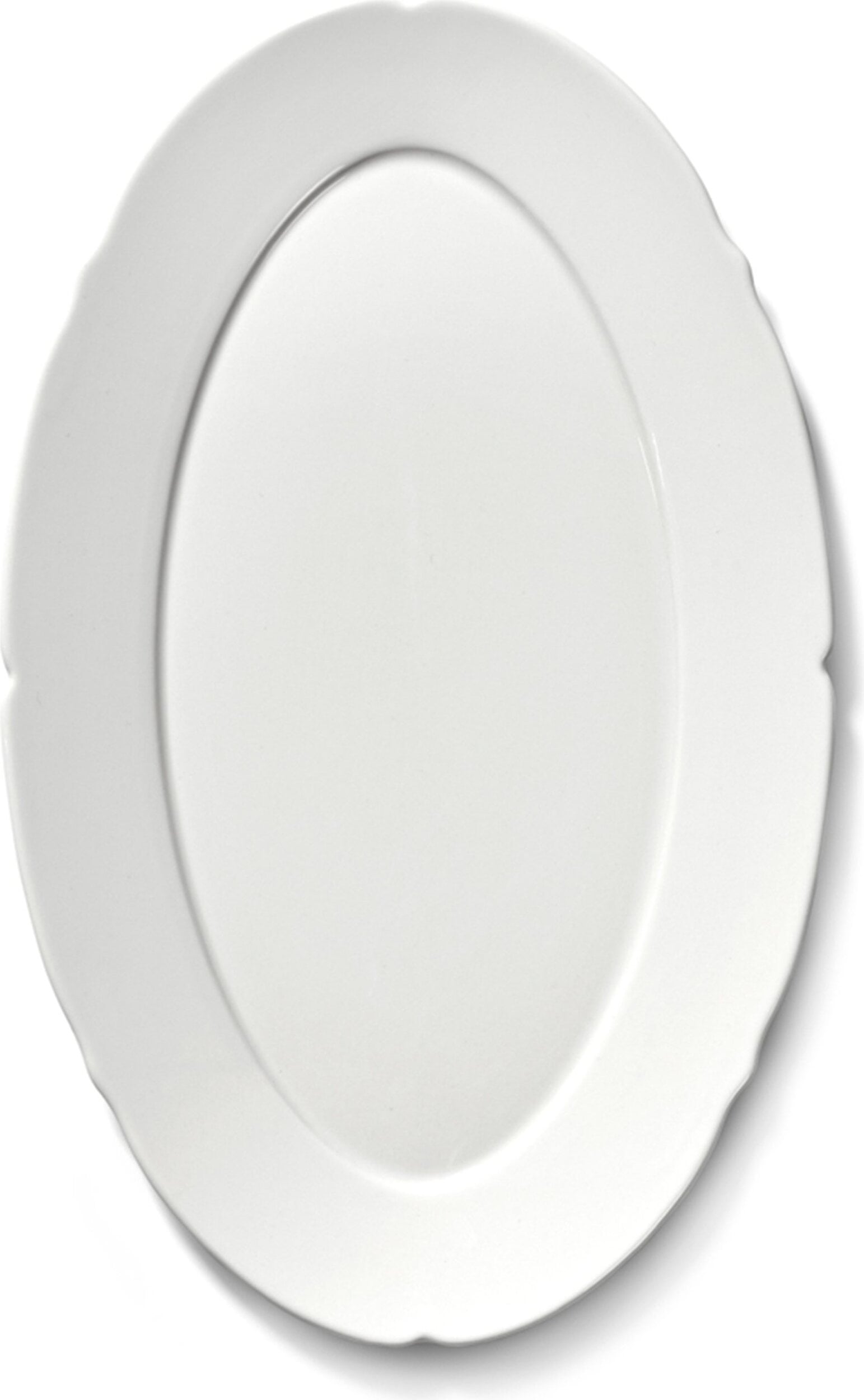 Silhouette Servierplatten oval 24,5 cm, weiß, 4 St.