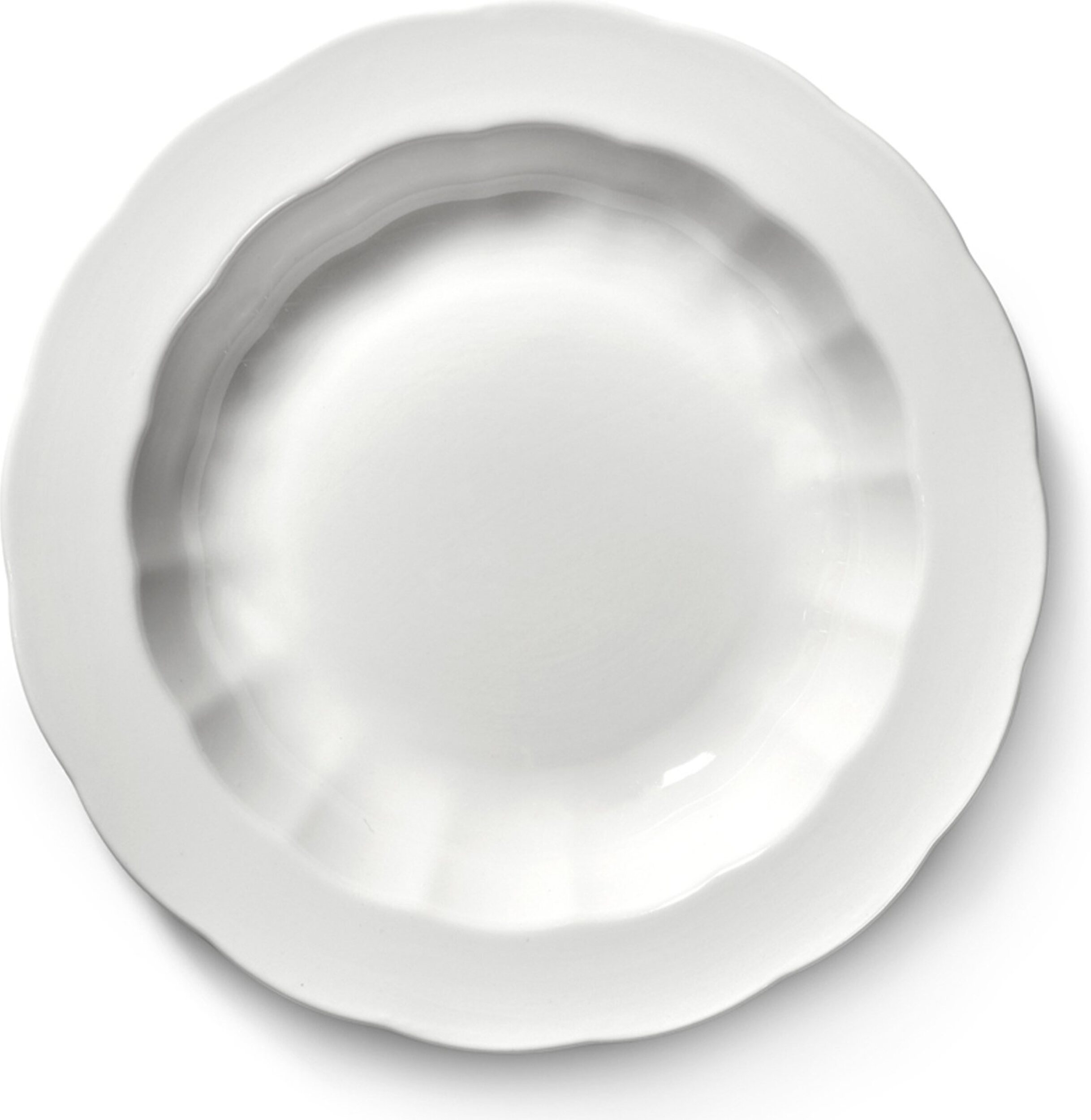 Silhouette Tiefe Teller 21,5 cm, weiß, 4 St.