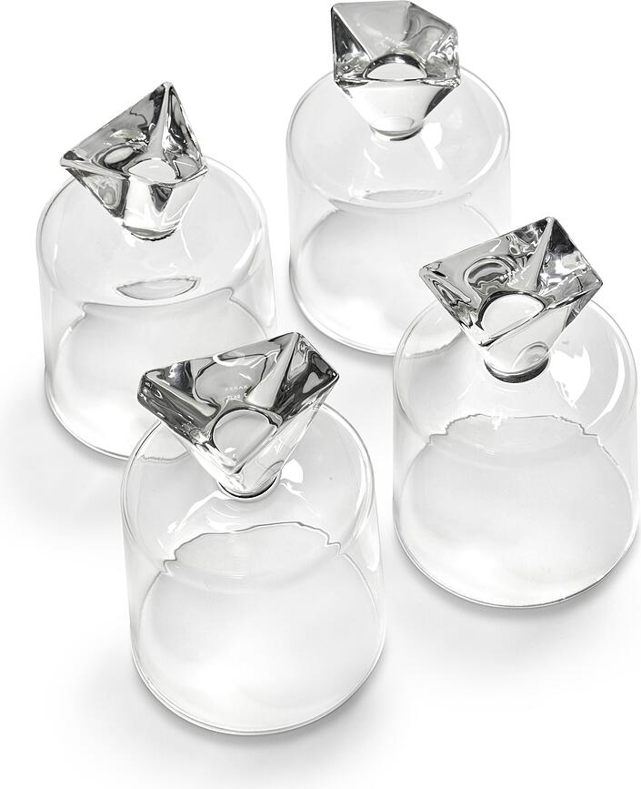 Silos Glasses 380 ml, black, 4 pcs.