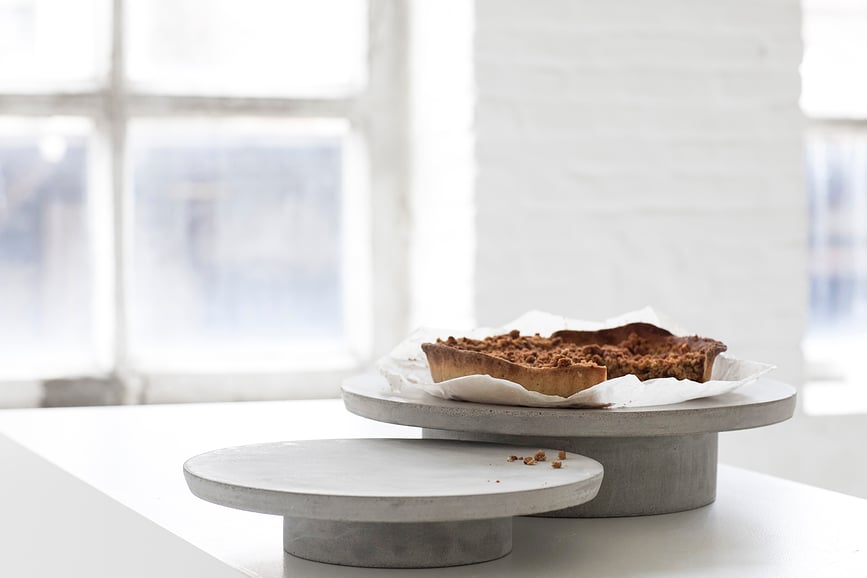 Simple Plate Plat à Gâteau, 33 cm