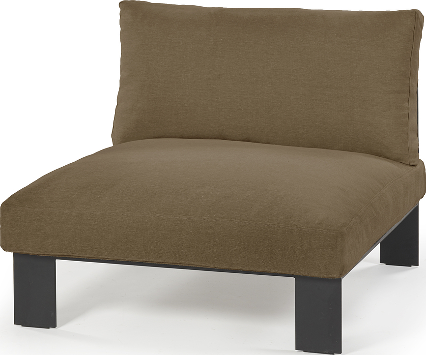 Sofa modułowa ogrodowa jednoosobowa Serax 95 cm