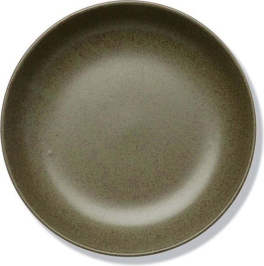 Surface Assiettes Creuses, 19 cm, noir et gris, Lot de 4