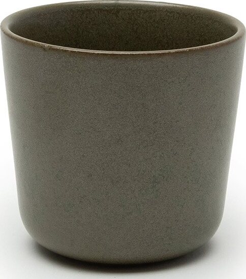 Keramik Becher Surface Becher 300 Ml, Dunkelgrün, 4 St.