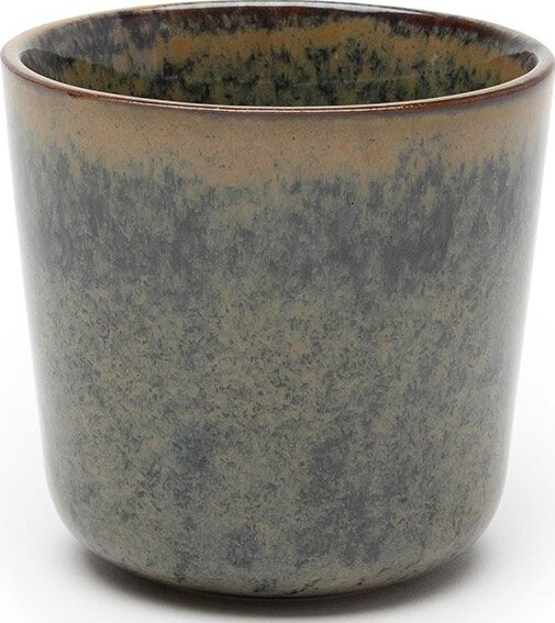 Keramik Becher Surface Becher 300 Ml, Schwarz-grau, 4 St.