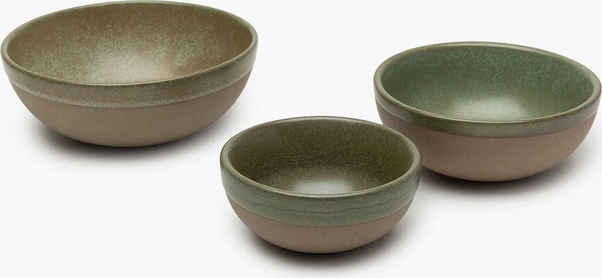 Surface Bols 9 cm, rouille, Lot de 4