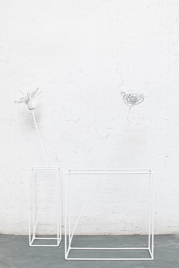 Surface Dekoracija, cvetlična, 9 kosov