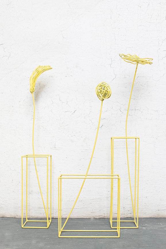 Surface Dekoracija, cvetlična, 9 kosov