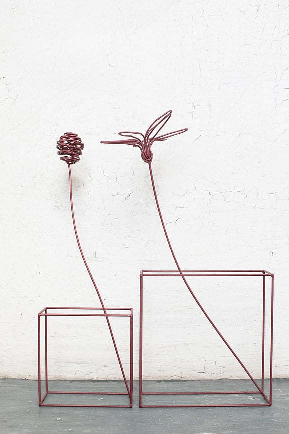 Surface Dekoracija, cvetlična, 9 kosov