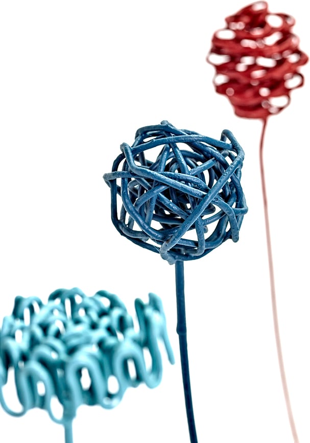 Surface Dekoracija cvijeće 9 kom.