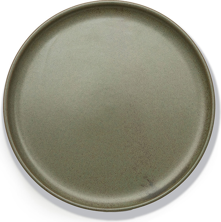 Surface Jedilni krožnik, 24 cm, črno-siv