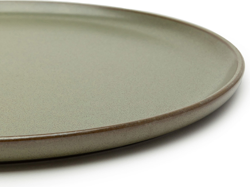 Surface Krožnik za glavno jed, 27 cm, črno-siv