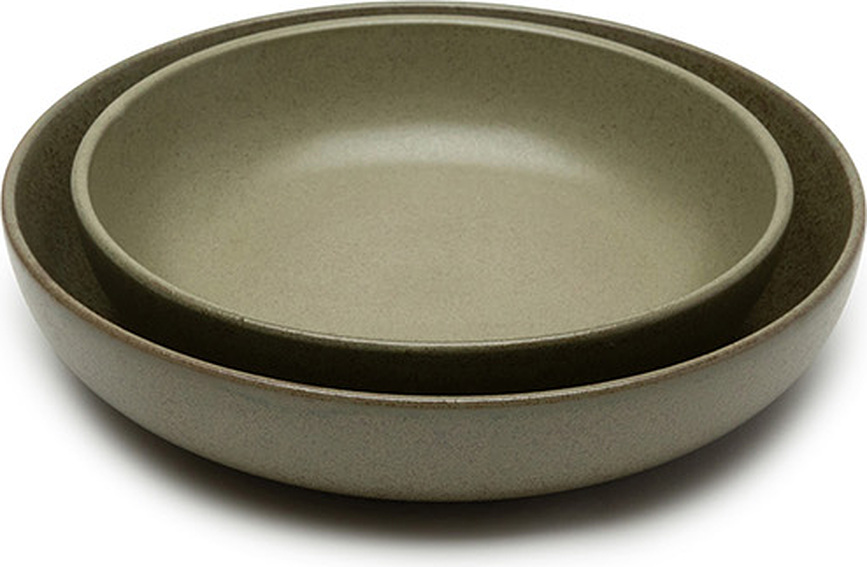 Surface Globok Krožnik, 16 cm, črno-siv