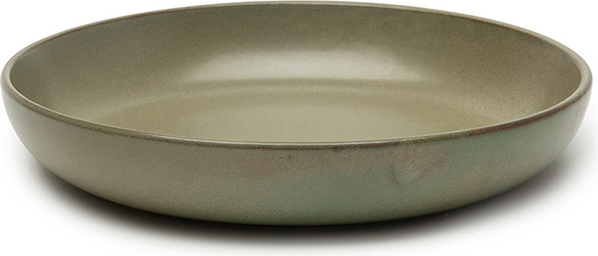 Surface Krožnik globok, 21 cm, temno zelen