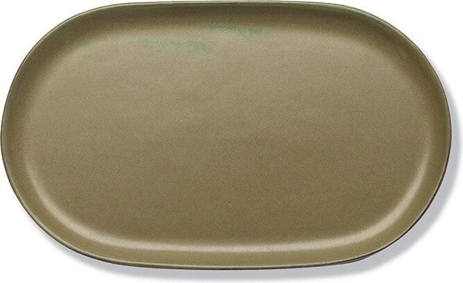 Surface Ovale Servierplatten 25 Cm, Dunkelgrün, 2 St.